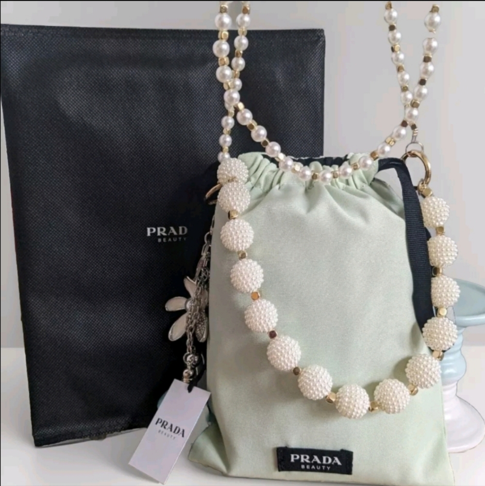 Prada drawstrings pouch/bag